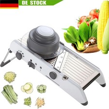 Gemüsehobel Mandoline Verstellbar Edelstahl Hobel Gemüse Gemüseschneider DHL*……#