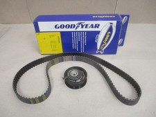 VW Golf 3 Vento 1.9D Zahnriemen Spannrolle Spannarm 173 Zähne SATZ NEU GOODYEAR