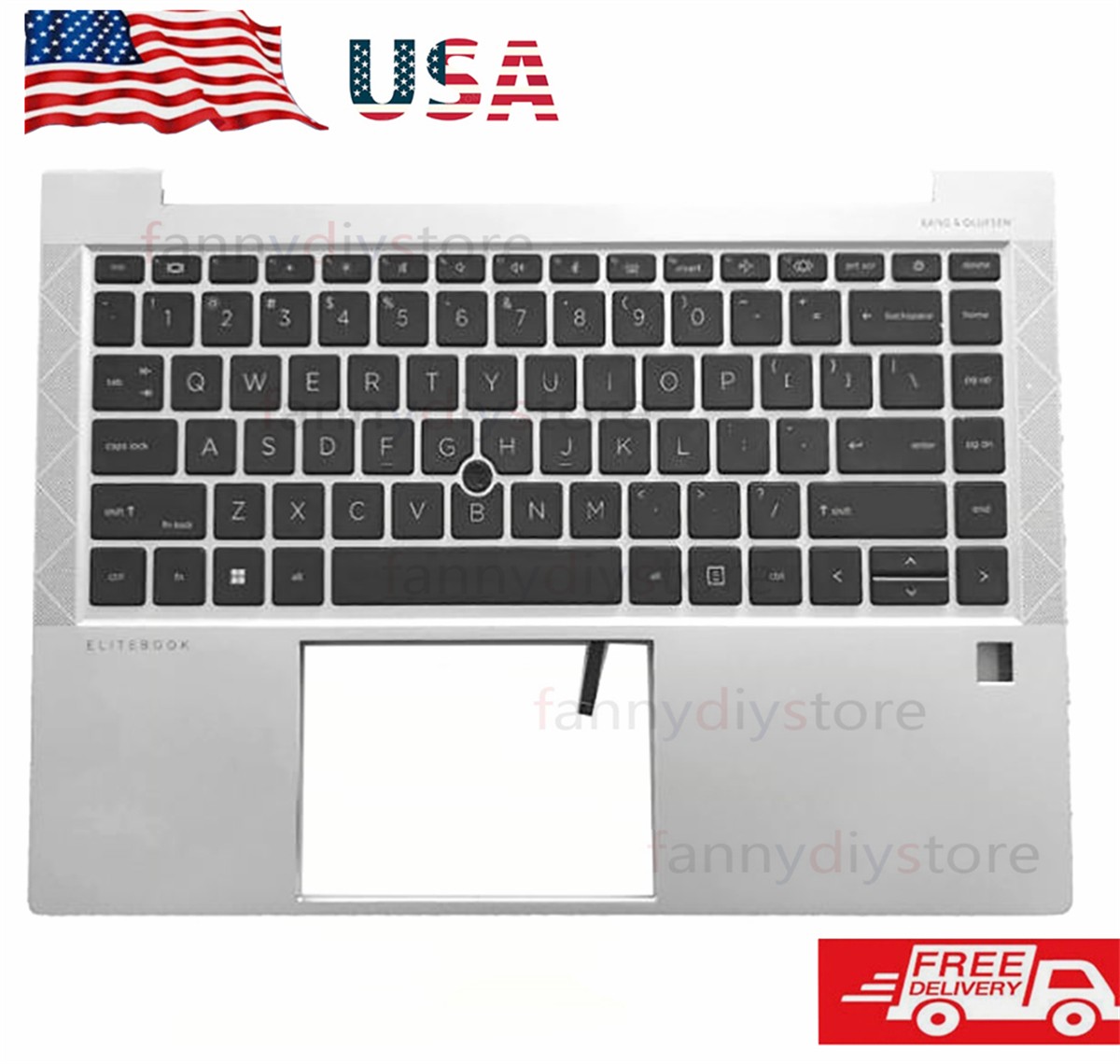 New HP EliteBook 840 G8 Top Cover with US keyboard BL M36312