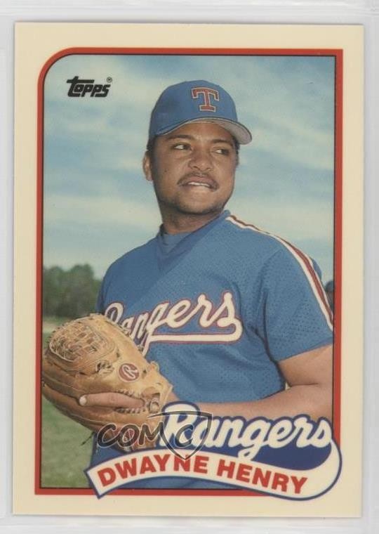 1989 Topps Collector's Edition (Tiffany) Dwayne Henry #496 0b7