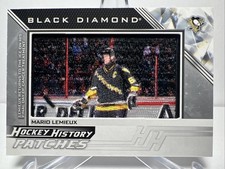 2024-25 UD Black Diamond MARIO LEMIEUX Hockey History Patches #HHP-ML HOF