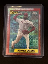 🔥Hunter Greene 2025 Topps 1990 Topps Series 2 #T90C113 Aqua 180/199 Reds