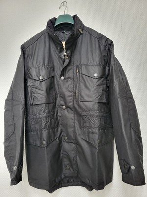 NEW, BARBOUR ''SAPPER WAX'', SIZE XL, BLACK