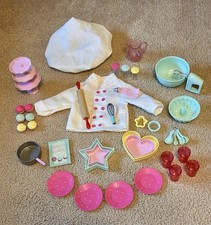 Our Generation OG 18" Doll Baking Chef Cake Decorating Set Fits American Girl
