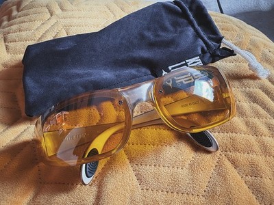 Vintage Killer Loop Y2K sunglasses ''E-life'' orange/gradient (made in Italy)