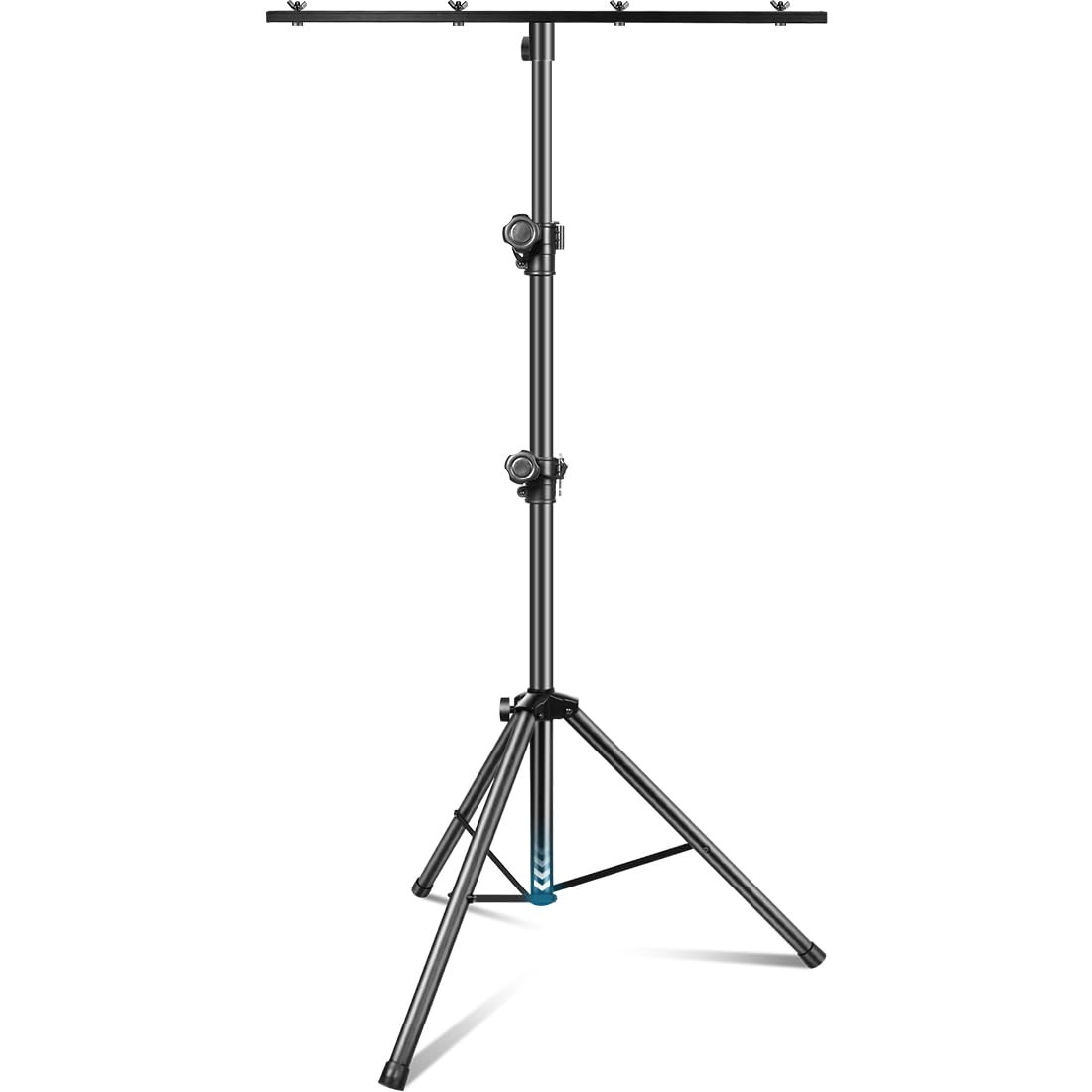 DJ Light Stand, T-Bar Tripod Stage Lights Stand Portable and Adjustable 49-11...