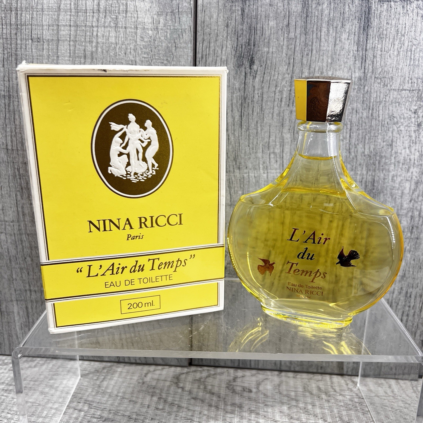 L'AIR DU TEMPS By NINA RICCI 6.6 oz 200 ml EDT SPLASH New Open Box
