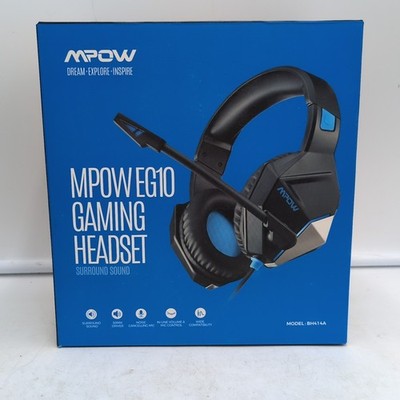  New Gaming Headset Mpow EG10, MPBH414AD, Surround Sound Wired Noise Cancelling 