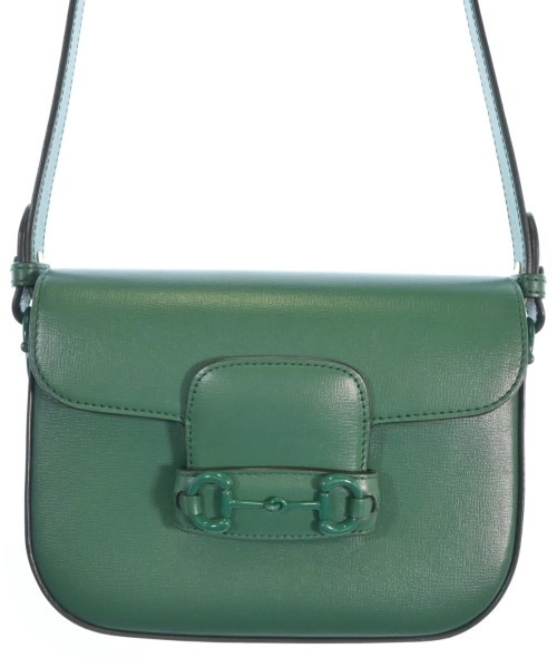 GUCCI Horsebit 1955 Shoulder Bags Leather Green 726226 2200709606802