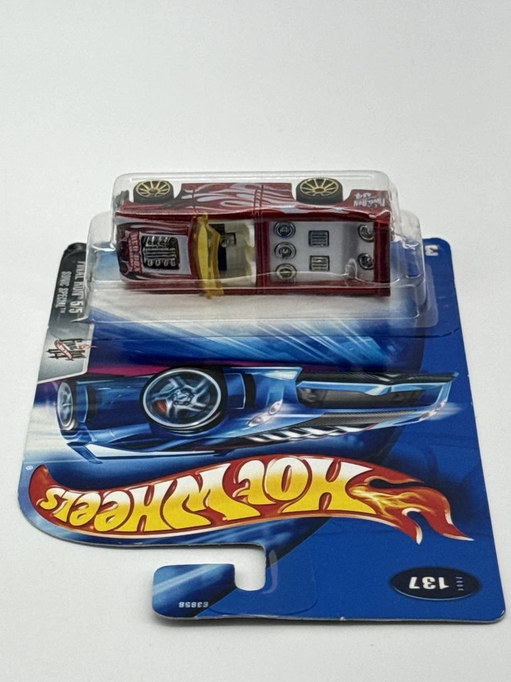 Hot Wheels Final Run 2004 Sonic Special 5/5 Red Diecast Car #137 B3958 NIP - Image 3 of 4
