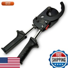 TEMCo TH0036 1000 MCM Ratcheting Cable Cutter for Copper & Aluminum
