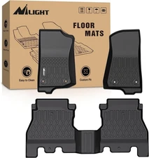 Nilight TPE Floor Mats for Jeep Wrangler JL Unlimited 4 Door (Not for JK or 4XE)
