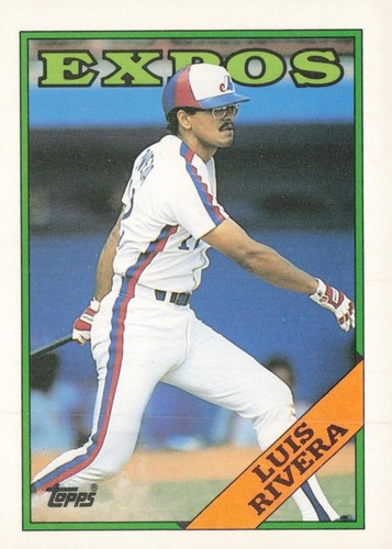 1988 Topps Traded #94T Luis Rivera - 第 1/2 張圖片