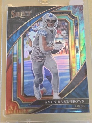 2022 Panini Select Suite Level Amon-Ra St. Brown #325 Tie-Dye Prizm /25 Lions