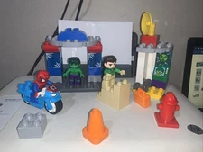 LEGO DUPLO SPIDER MAN & HULK SUPER HERO ADVENTURE’S SET #10876 (READ DETAILS)VGC