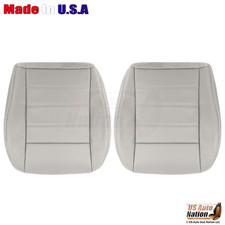 2005-2008 Fits Dodge Magnum Leatherette Front Bottom Seat Covers Light Gray