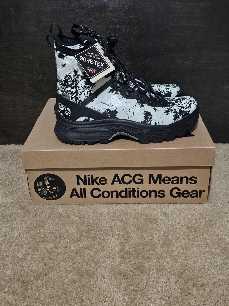 ナイキ　acg ゴアテックス　美品 Nike ACG Air Zoom Gaiadome Gore-Tex SE Digi Camo White Black Size