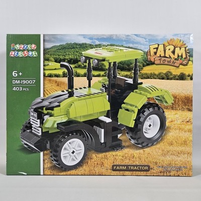 Farm Town Building Brick Blocks - Tractor - 403 Pieces