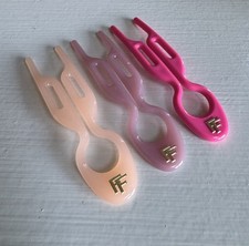 Fiona Franchimon No 1 Hairpin Trio - Rose, Seashell Pink, Strawberry Pink