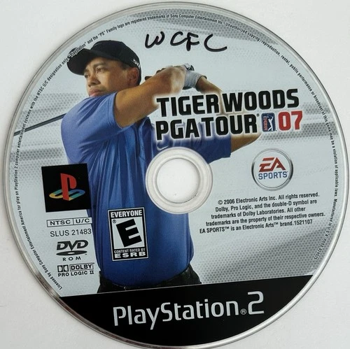 Tiger Woods PGA Tour 07 (Sony PlayStation 2, PS2) DISC ONLY | NO TRACKING | M342