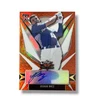 Joshua Baez Auto 2021 Leaf Valiant Auto Orange Parallel #'d 3/99 BA-JB1