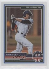 2023 Panini USA Baseball Stars & Stripes Noah Franco #7 0q1p