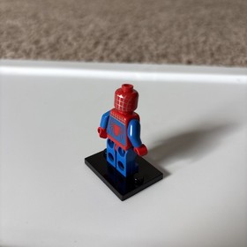 LEGO Spider-Man Minifigure Spd001 blue arm Silver Webbing 4851 4852