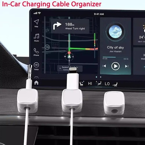 6 Pcs Cable Organizer Reel Set Cord Management Clips Wire Holders for Desk Use - 第 6/14 張圖片
