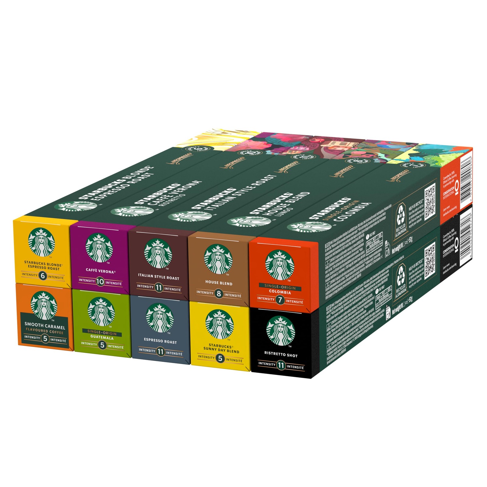 STARBUCKS Discovery Variety Pack Nespresso 10x10 - 100 capsules (Expired)