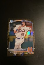 2025 Bowman - Chrome Prospects Carson Benge #BCP-108 Reptilian Refractor (RC)