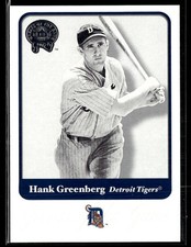 2001 Fleer Greats of the Game #23 Hank Greenberg Baseball Card 3302D