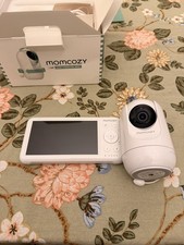 Momcozy Video Baby Monitor Model BM01 5" 1080p White w/ Night Vision N1459 TC 