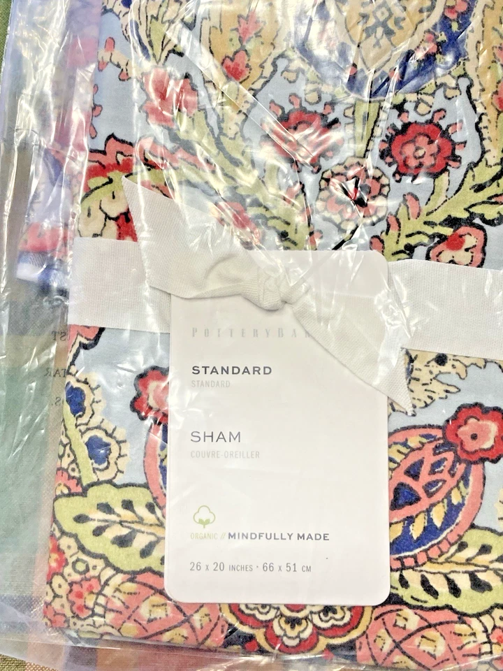 Dúo doble de cachemira florentina Pottery Barn y 3 fundas Foto 2 de 4