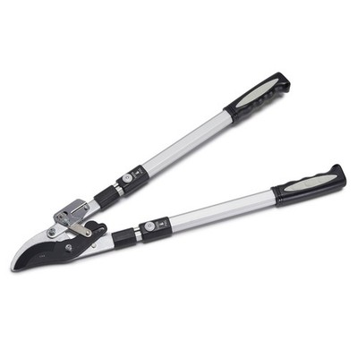Tree Trimmer Loppers Double Ratcheting Bypass Pruners Extendable 26''-40'' Handles