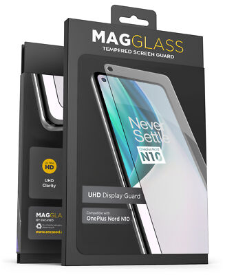 Magglass OnePlus Nord N10 Tempered Glass Screen Protector, UHD Screen Guard