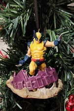DISNEY STORE MARVEL WOLVERINE LOGAN X-MEN CUSTOM CHRISTMAS ORNAMENT NEW RARE HTF