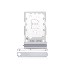 Dual Sim Card Tray For Galaxy S22 Ultra 5G S908W - White