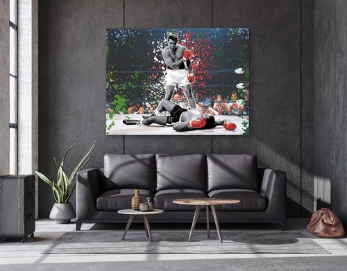 Poster Muhammad Ali, Boxe Wall Art, Decorazione Palestra, Regalo per Lui, Pronto da Appendere - Foto 2 di 5