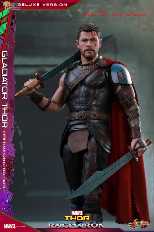 Perfect Hot Toys 1/6 Mms445 Thor 3- Ragnarok Thor Deluxe Edition
