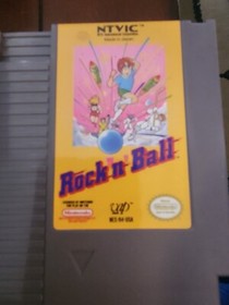 Rock 'n' Ball (Nintendo NES, 1990) Authentic , Cartridge Only