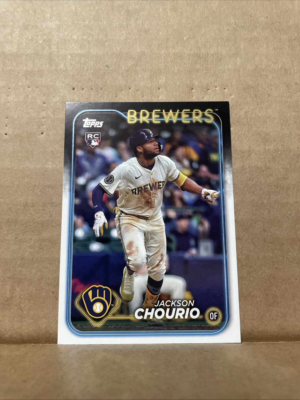 2024 JACKSON CHOURIO TOPPS UPDATE US240 ROOKIE RC CARD MILWAUKEE MIL BREWERS