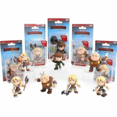 New How To Train Your Dragon - Humans/Heroes 3  Action Vinyls