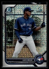 Luis Meza 2022 Bowman Chrome Mega Box Mojo Refractor Card #BCP-209