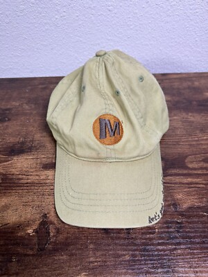 Merrell Hat Dad Cap Adjustable   Lets Get Outside  Embroidered Logo Run