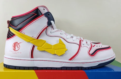 Nike Gundam x Dunk High SB Project Unicorn RX-0 Mens Size 14 DH7717-100