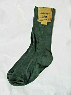 dark green mens dress socks Forest Green Cotton Over the Calf Dress Socks