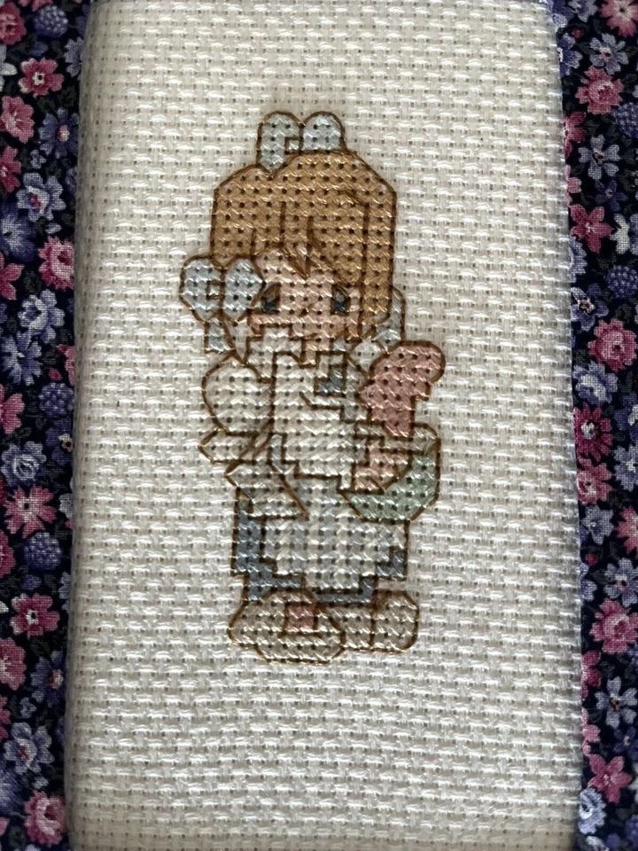 Álbum de fotos vintage hecho a mano y 100 hojas de fotos tela acolchada punto de cruz encaje Foto 3 de 4