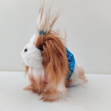 Battat White Brown Shih Tzu Puppy Dog in Dress Stuffed Animal Plush Soft Toy