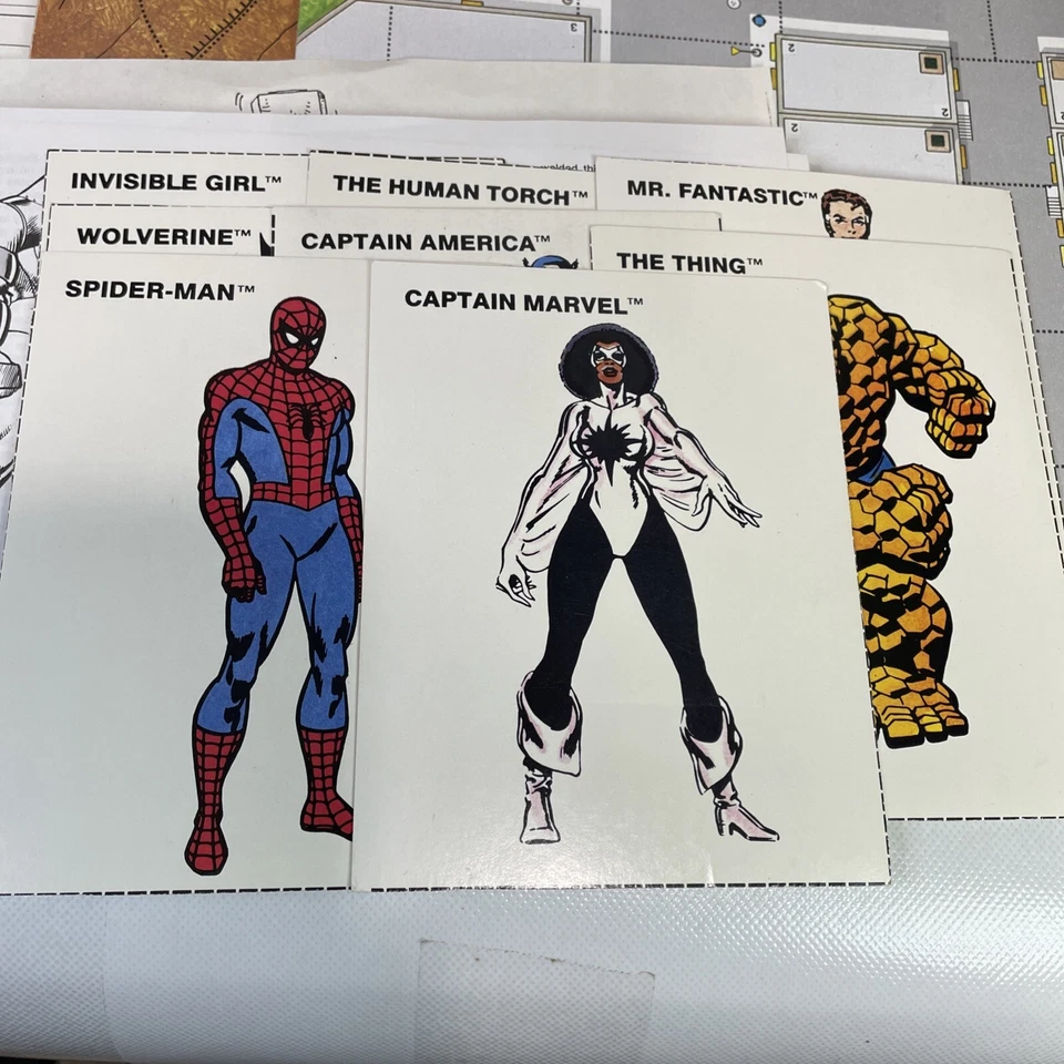 Lote masivo TSR Marvel Super Heroes RPG Set básico X-MEN módulos dados accesorios Foto 2 de 4