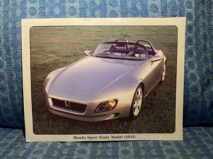 Original Fact Sheet For Honda Concept Vehicle Sports Study Vehicle Ssm Ebay